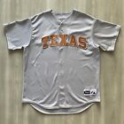 Vintage Texas Longhorns Majestic Made In USA Baseball Jersey Mens XL