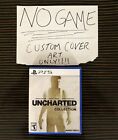 Uncharted Collection Sony PlayStation 4 5 PS5 Custom Cover Art Case Nathan Drake