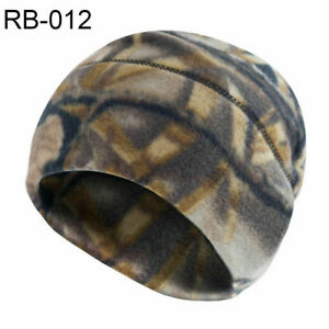 Winter Military Fleece Camo Hat Anti Cold Beanie Cap Outdoor Hunting Hat For Men