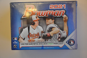 2021 Bowman Topps MLB Baseball Blaster Box Brand New Factory Sealed 72 card box