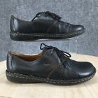 Bolo Shoes Womens 9.5 Casual Oxford J04103 Black Leather Comfort Round Toe Low