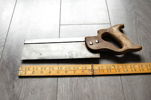 Vintage 10” Steel Back Dovetail Tenon Saw; W Tyzack, Sons and Turner