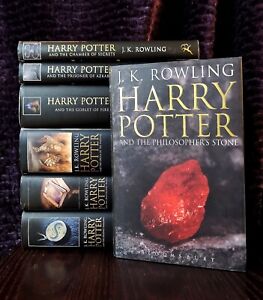 Harry Potter Adult Edition Hardcover set J.K. Rowling seven novels UK Bloomsbury
