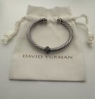 David Yurman Blue Sapphire Cable Bracelet 7mm - Authentic