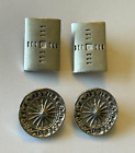 Chico's Vintage 2 sets Earrings Silver Tone Clip On Signed