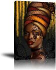 African Wall Art Decor Canvas Artwork Prints Sexy African Woman Beautiful Poster