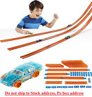 40 Feet Hot Wheels Kids Car Toy Stunt Track and Builder Pack w/ Racing Play Set