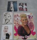 MILEY CYRUS Lot Of 5 Rare HUGE Original OFFICIAL MAGAZINE POSTERS