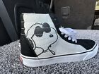 Vans Peanuts Snoopy Woodstock High Hi Top Sneakers Shoes Men’s Size 8.5 White
