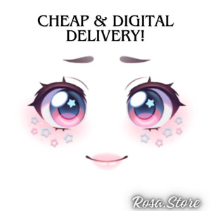 ROBLOX Starry Eyes Sparkling Face TOY CODE! DIGITAL DELIVERY!