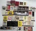 Vintage Match Book Lot Of 41 Various Advertising Arby’s Maxwells Hotels Barbers