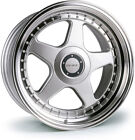 Dare F5 16x7.5 ET35 4x100 / 4x108 Silver Polished Lip 73.1mm (Rated 690kg) D1675