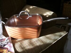 Copper Chaf Square Pan & Accessories- NEW