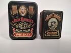 2 X Vintage Jack Daniels Gentleman Playing Cards And Tin