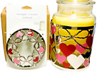 Yankee Candle VALENTINE'S DAY Jar Candle Holder & Illuma Lid Hearts ~ FREE SHIP