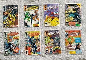 Amazing Spider-Man Marvel Comic Books - Lot of 8 - #265-#270, #272, #277