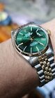 Vintage Rolex 16013 Olive Green Dial Men's Automatic Watch 1979