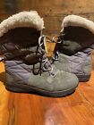 Columbia Womens Boots Size 9 Gray Waterproof Winter Outdoor Shoes