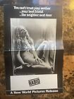 RABID 1977 Marilyn Chambers Movie Ad Sheet Vintage David Cronenburg Press kit