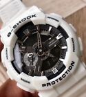 G-Shock Men's Watch White Strap Digital Chronography Watch GA110GW