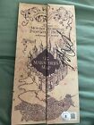 New ListingCertified Daniel Radcliffe Signed Harry Potter Marauders Map Replica Prop Book