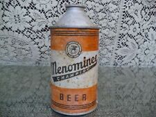 New ListingMenominee  cone top beer can