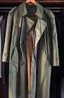 Vintage Men's Brooks Brothers Belted Trench Coat Removable Wool Lining 38 Reg