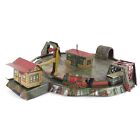 Johann Distler Miniature Scenic Railway Mechanical Windup Toy ca. 1925 11.5