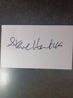New ListingSTEVE HACKETT Authentic Hand Signed Autograph 3X5 CARD -FAMOUS MUSICIAN- GENESIS