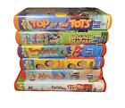 The Wiggles VHS Lot (6) Safari, Hoop Dee Doo, Time/Bay, Christmas, Top Of Tots