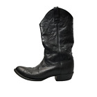 Ariat Cowboy Boots Size 10.5D Black Heritage Leather Pull On Western Mens