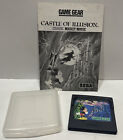 Sega Game Gear Mickey Mouse Castle of Illusion Game and Manual Polished Pins