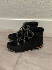 SOREL Ankle Boots Alpine Sneakchic Black Lace Up Waterproof Flat $160 Sz 10