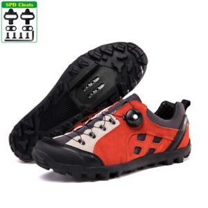 Men's Cycling Shoes Breathable MTB Bike Shoes Self-Locking Road Cycling Shoes