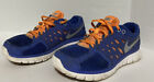 Nike Flex Trainer Blue Orange Shoe women Size 7.5 - workout running athletic
