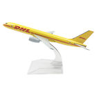 Airplane Model Diecast Plane 16cm DHL B757 1:400 Alloy Airplane Model Collection