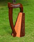 Handmade Irish Harp 12 Strings Sheesham Wood Celtic Lever Harp Folk Harp+ Free