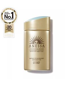 Shiseido Anessa Perfect UV Sunscreen Skincare Milk SPF50+ PA++++ 60ml US Seller