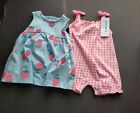 Carter's Strawberry Dress & Romper 2 Piece Set Infant Girl's 9 Months NWT
