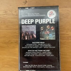 New ListingMachine Head/Who Do We Think We Are by Deep Purple 1972 Cassette