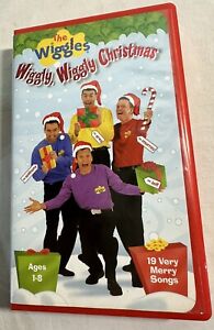 Wiggles The Wiggly Wiggly Christmas Clamshell VHS Tape Show 2000