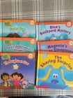 Nick Jr Book Club Lot set of 6 Dora the Explorer, Blues Clues Scholastic Books