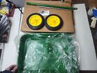 Vintage Scale Models Green Deere Pedal Tractor Plastic Trailer Wagon US