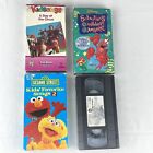 Walt Disney Sesame Street Kidsongs Sing Along Songs Lot of 4 VHS Tapes