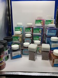 LOT OF SULYN GLITTER, RECOLLECTIONS 35 CONTAINERS