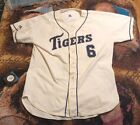 Vintage detroit tigers baseball jersey russell athletic #6 Sewn Stitched XL