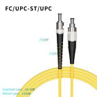 10Pcs 1m 2m 3m FC UPC to ST UPC Simplex Single Mode OS2 Fiber Optic Patch Cord