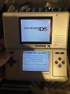 Nintendo DS Handheld System - Silver (Lines on screens)