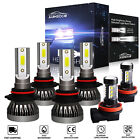 For Honda Accord LX Sedan 2.4L 2006-2012 White LED Headlight Fog Light Bulbs Kit (For: 2012 Honda Accord EX 2.4L)
