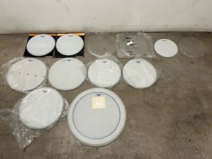 Lot Of Remo Drum Heads New and Used